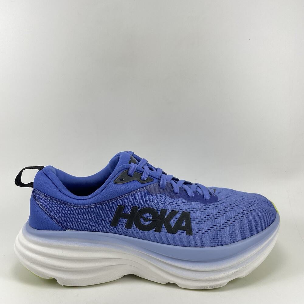 Hoka Bondi 8 Stellar Blue/Cosmos Womens Size 8.5 B Max Cushion Running Shoes